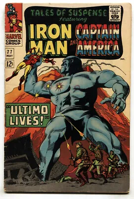 Buy TALES OF SUSPENSE #77--1966--Captain America--Iron Man--comic Book--VG • 88.07£