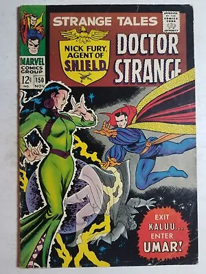 Buy Strange Tales (1951) #150 - Very Good - Nick Fury, Doctor Strange  • 19.77£