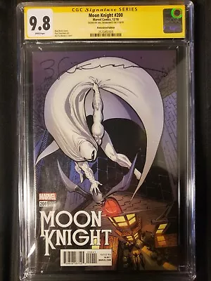 Buy Moon Knight #200 (2018) CGC 9.8, WP, Signed By Bill SienKiewicz!!! • 439.74£