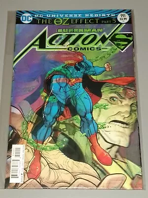 Buy Action Comics #991 Lenticular Cover Nm+ (9.6) January 2018 Superman Dc Universe • 3.99£
