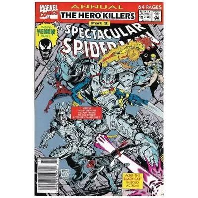 Buy Spectacular Spider-Man (1976 Series) Annual #12 Newsstand In VF +. [v! • 5.56£