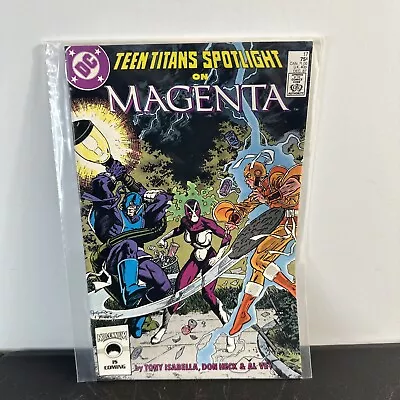 Buy Teen Titans Spotlight #17 DC Comics 1987 Magenta Newsstand Issue VF/NM • 1.98£
