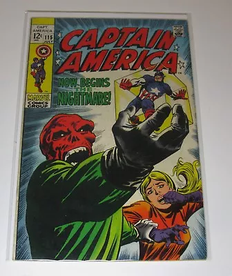 Buy Captain America #115 (red Skull/yellowjacket) Vf/vf+ • 78.98£