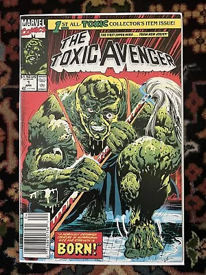 Buy Toxic Avenger Vol. 1 #1 Marvel Comics Comic Book Newsstand April 1991 • 19.77£