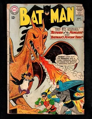Buy Batman #155 G-  1963 Dc (return Of The Penguin) • 166.02£