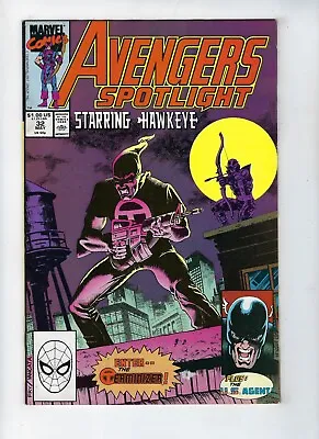 Buy AVENGERS SPOTLIGHT # 32 (Starring Hawkeye, MAY 1990) VF • 2.95£