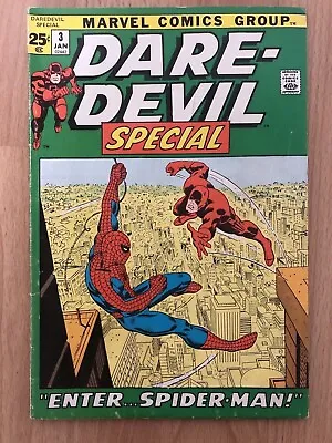 Buy Daredevil Special Annual 3 (1972) Reprints 16 And 17. Spiderman App. Romita Art • 17.99£