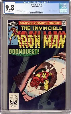 Buy Iron Man #149 CGC 9.8 1981 4328945020 • 319.64£