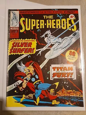 Buy The Super-Heroes #8 Apr 1975 UK FINE+ 6.5 Iconic Cover Art By John Buscema • 29.99£