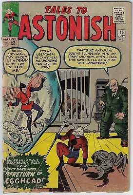 Buy TalesTo Astonish #45 (***EARLY ANT-MAN** **10th Appearance Of Antman***)  • 33.98£
