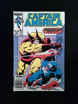 Buy Captain America #330  MARVEL Comics 1987 VF- NEWSSTAND • 17.61£