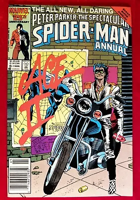 Buy 1986 Spectacular Spider-Man Annual 6 App NEWSSTAND 80s Symbiote Cover NM Key • 7.87£