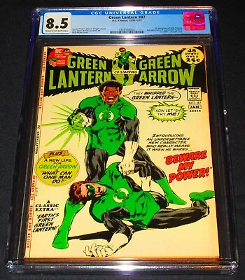 Buy GREEN LANTERN Issue #87 ~ 1st John Stewart ~ NEAL ADAMS ~ CGC 8.5 [DC 1971] • 592.71£