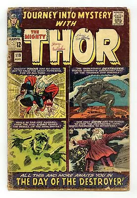Buy Thor Journey Into Mystery #119 GD 2.0 1965 1st App. Hogun, Fandrall, Volstagg • 17.61£