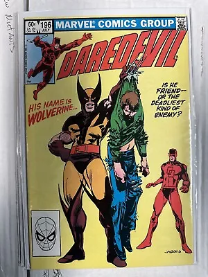 Buy Daredevil #196 - High Grade Bronze Age Key 1st DD & Wolverine-1st Lord Dark Wind • 23.74£