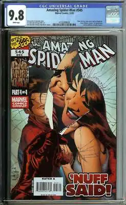 Buy Amazing Spider-man #545 Cgc 9.8 White Pages // Marvel Comics 2007 • 118.54£