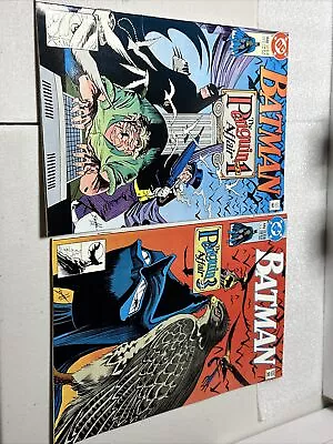 Buy Batman DC Comics Books Lot Of 2 1990 #448 449 The Penguin Affairs Part 1 And 3 • 7.18£