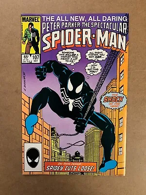 Buy The Spectacular Spider-Man #107 - Oct 1985 - Vol.1 - Direct - Minor Key (1019A) • 11.85£