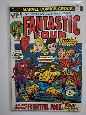 Buy Fantastic Four Marvel #125 Last Stan Lee Written Frightful Four See Pics For Con • 33.50£