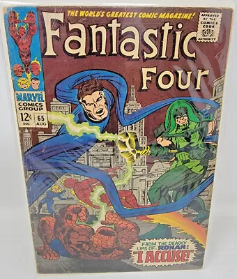 Buy Fantastic Four #65 Ronan & Kree Supreme Intelligence 1st Appearance *1967* 4.0 • 47.63£