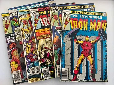 Buy Iron Man (Vol 1) #’s 68 77 88 92 100 101: Vintage Lot Of 6 Marvel Comic Books  • 31.77£