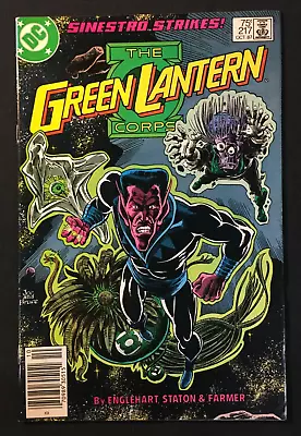 Buy Green Lantern Corps 217 Joe STATON Cover KEY ISSUE V 1 Sinestro DC Comics 1987 • 4£
