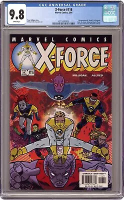 Buy X-Force #116B Allred No Code Variant CGC 9.8 2001 4211691005 • 115.51£