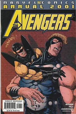 Buy Avengers Annual 2001 (1998) Kurt Busiek / Ivan Reis ~ Churchill Cover ~unread Nm • 3.97£