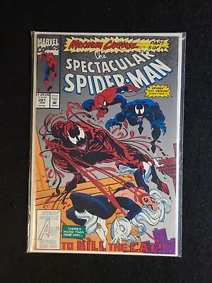 Buy The Spectacular Spider-Man #201 (Marvel 1993) Maximum Carnage Pt. 5 • 5.60£
