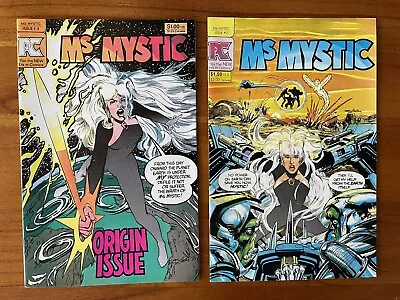 Buy Ms MYSTIC :complete Classic 2 Issue PACIFIC Comics 1983 Series By NEAL ADAMS.1,2 • 9£