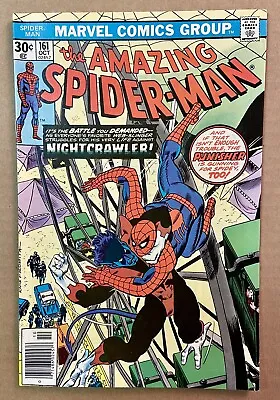 Buy Amazing Spider-man #161 VF-NM 1976 Nightcrawler/Punisher • 23.19£