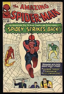 Buy Amazing Spider-Man #19 VG+ 4.5 1st Appearance MacDonald Gargan! Marvel 1964 • 179.02£