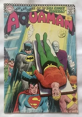 Buy RARE Vintage DC Comics Aquaman No 30 DEC Sea King's Funeral 1966 Silver Age • 89.99£