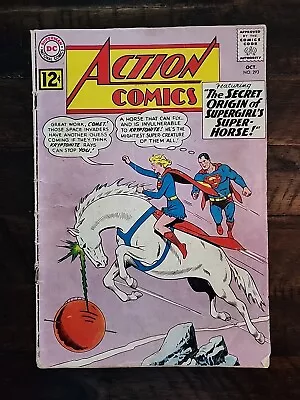 Buy Action Comics #293 1962 G/VG Origin Of Comet The Super-Horse!  • 27.98£