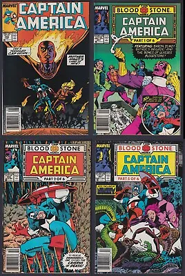 Buy Captain America 356 357 358 361 Marvel Comics 1989 Lot Of 4 • 12.95£