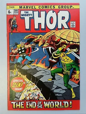 Buy Thor Mighty #200 Vf (8.0) June 1972 Marvel Comics ** • 24.99£