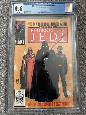 Buy Rare Star Wars: Return Of The Jedi #2 CGC 9.6 - 1983 Key Palpatine Issue • 99.99£