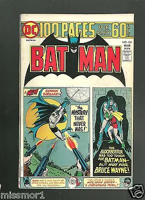 Buy Batman 261 VF 1970's Bronze Age Comic Book • 31.98£