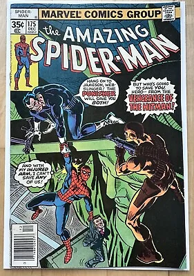 Buy Amazing Spider-Man #175 Bronze Age Marvel 1977 Punisher Appearance VF- • 14.47£