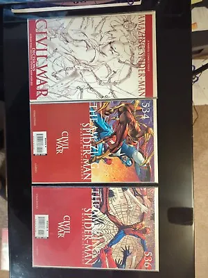Buy Amazing Spider-Man Civil War Comic Lot Of 5 Includes Issues 529-532, 534,... • 25.58£