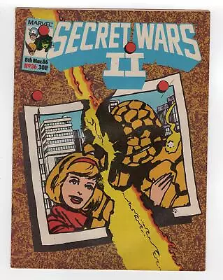 Buy 1985 Marvel Super Heroes Secret Wars Ii #1 Fantastic Four #276-#278 Key Rare Uk • 27.98£