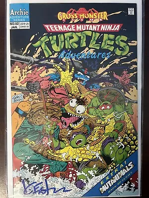 Buy Teenage Mutant Ninja Turtles Adventures #52 9.4 NM Signed Kevin Eastman With COA • 67.02£