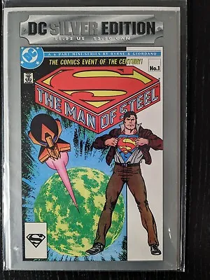 Buy The Man Of Steel No.1- Comic Book - DC Silver Edition (Buy 3 Get 4th Free) • 1.45£