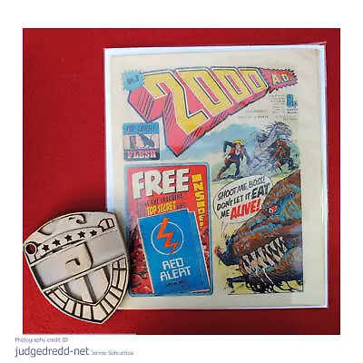 Buy 2000AD Prog 3 2nd Judge Dredd Comics, Comic Bag And Board 12 3 77 1977 UK # • 313.50£