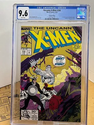 Buy Uncanny X-men #248 2nd Print, CGC 9.6 White Pages, 1st Jim Lee Uncanny X-men Art • 47.97£