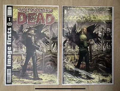 Buy The Walking Dead - Issues 1 (Image Firsts) And 150 - 2 Tony Moore Covers SIGNED • 99.99£