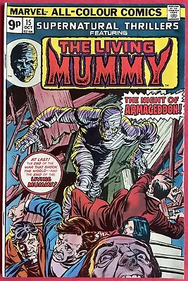 Buy Supernatural Thrillers #15 (1975) Featuring The Living Mummy UK Price Variant • 11.95£