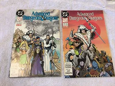 Buy Advanced Dungeons And Dragons #1 & 2  DC 1988 Comics D&D Beautiful • 19.86£