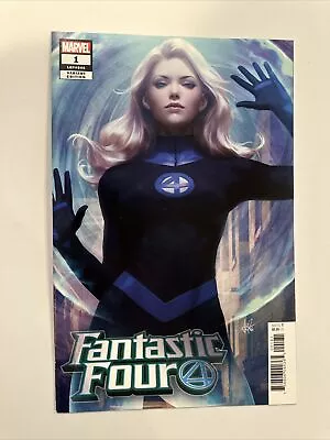 Buy Fantastic Four #1 (2018) Stanley Artgerm Lau Invisible Woman Virgin Variant NM • 15.93£