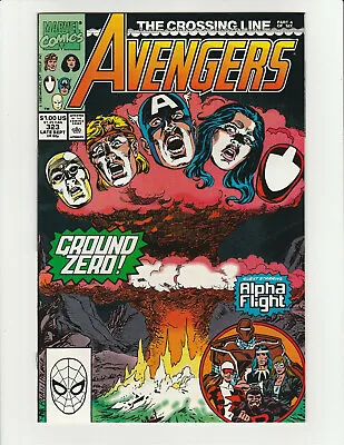 Buy Avengers #323 Marvel Comic Quasar Cosmic The Crossing Line! 9.0 VF/NM+ • 11.31£